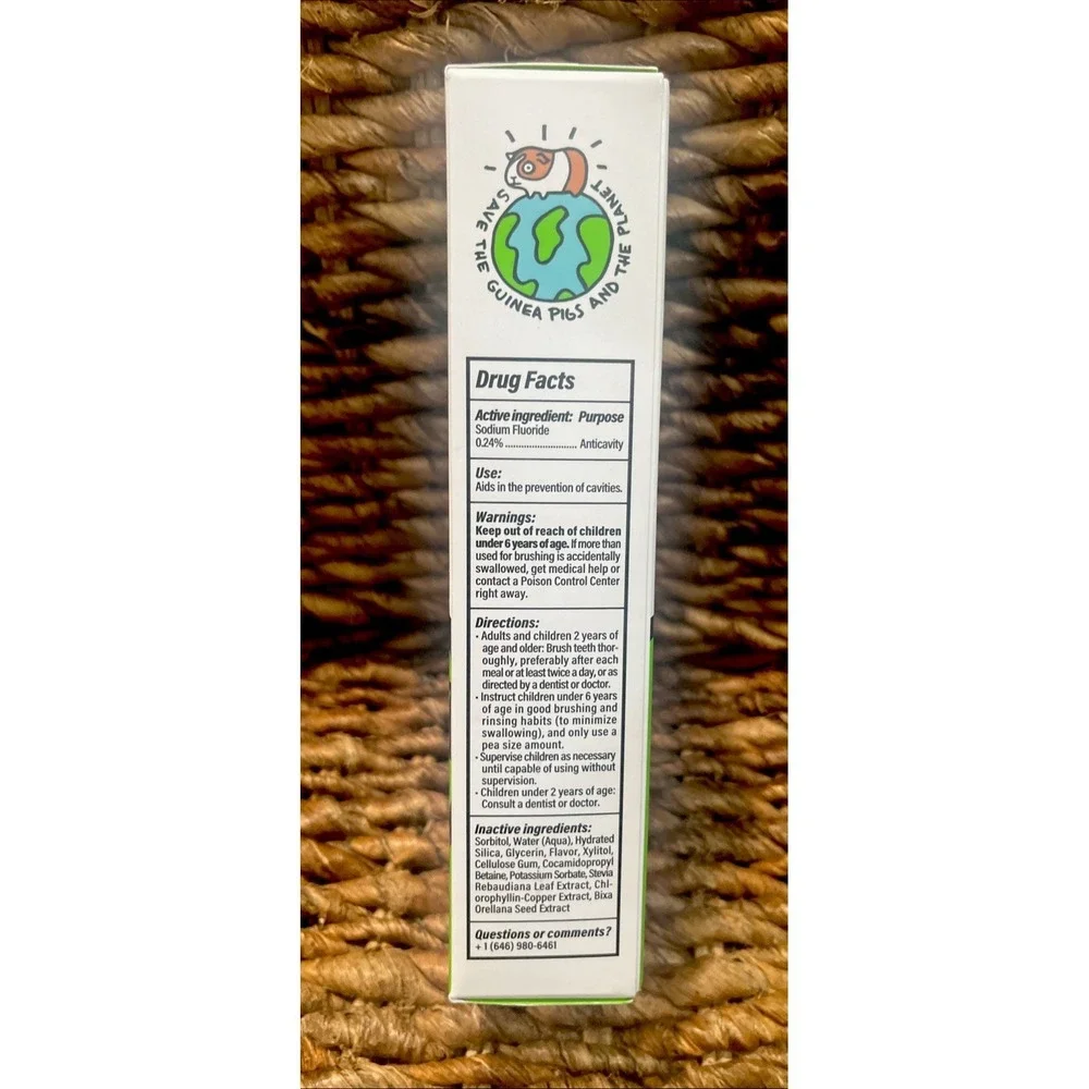 MadeByDentists For Kids Monster Slime Sour Apple‎ Toothpaste Teeth 4.2 oz NEW